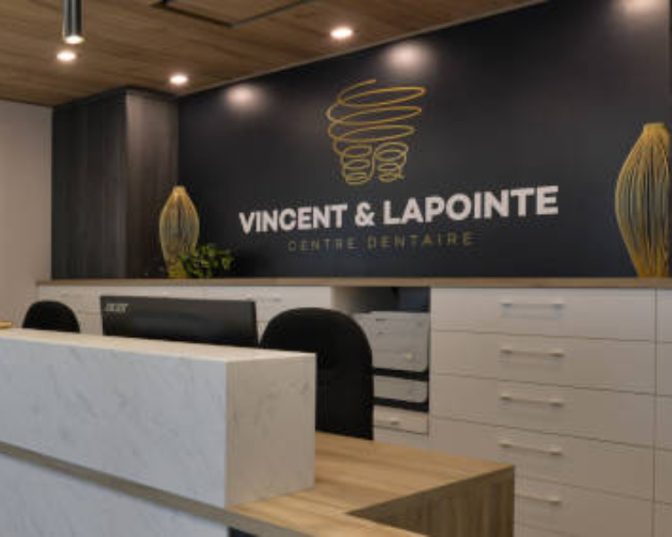 Réception Centre dentaire Vincent &amp; Lapointe